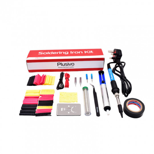 Basic Soldering Kit for Electronics (Plug type: UK)