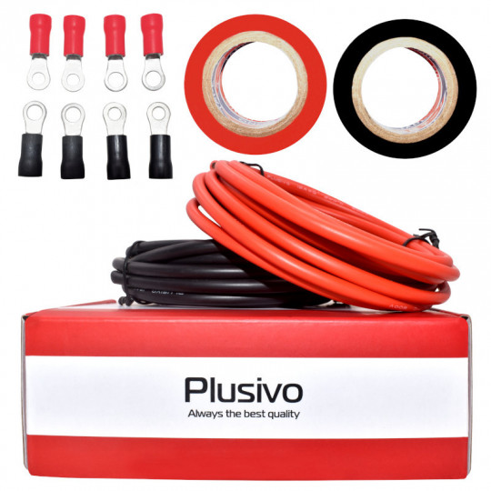 12AWG Hook up Wire Kit - 600V Tinned Stranded Silicone Wire of 2 Different Colors x 3m (10 ft) each
