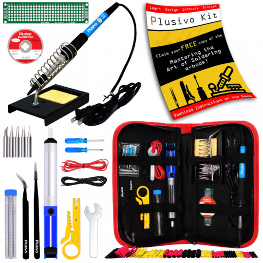 Soldering Kit For Electronics (Plug Type: US)