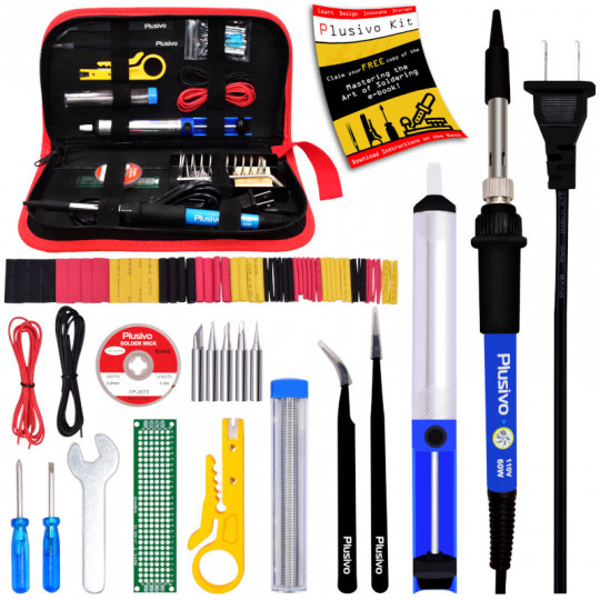 Soldering Kit For Electronics (Plug Type: US)