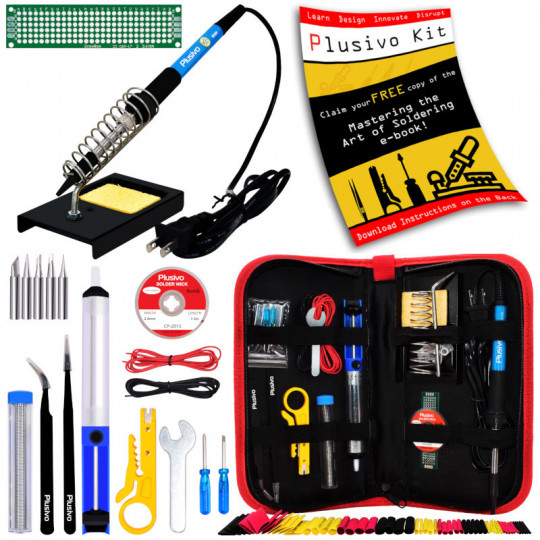 Soldering Kit For Electronics (220-230 V, Plug Type A)