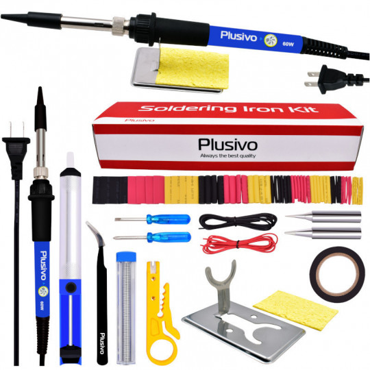 Basic Soldering Kit for Electronics (220-230 V, Plug Type A)