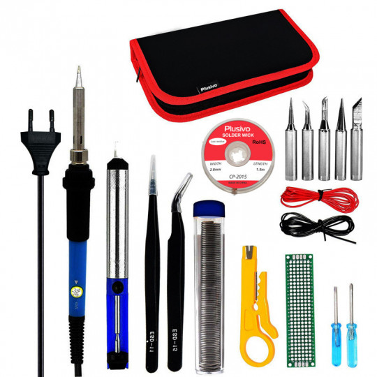 Soldering Kit For Electronics (230 V, Plug Type: EU)