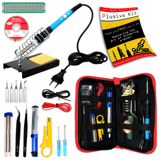 Soldering Kit For Electronics (230 V, Plug Type: EU)